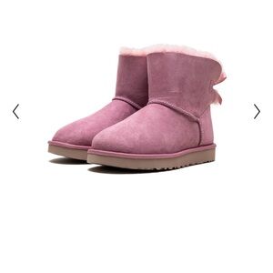 UGG Mini Bailey Bow II in Dusty Orchid